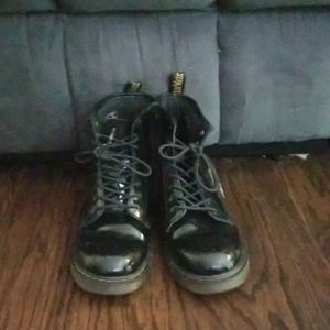 Black Patent Leather Dr. Martens Size 4